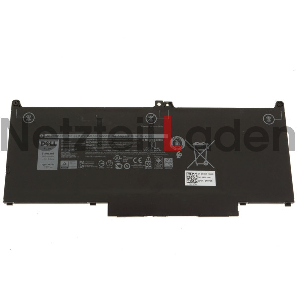 Dell Latitude 7300 P99G P99G001 Original 60Wh 4 Zellen Akku 7500mAh