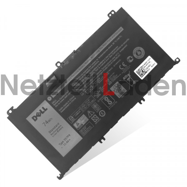 Akku Dell 0357F9 071JF4 00GFJ6 11,4V 74WH